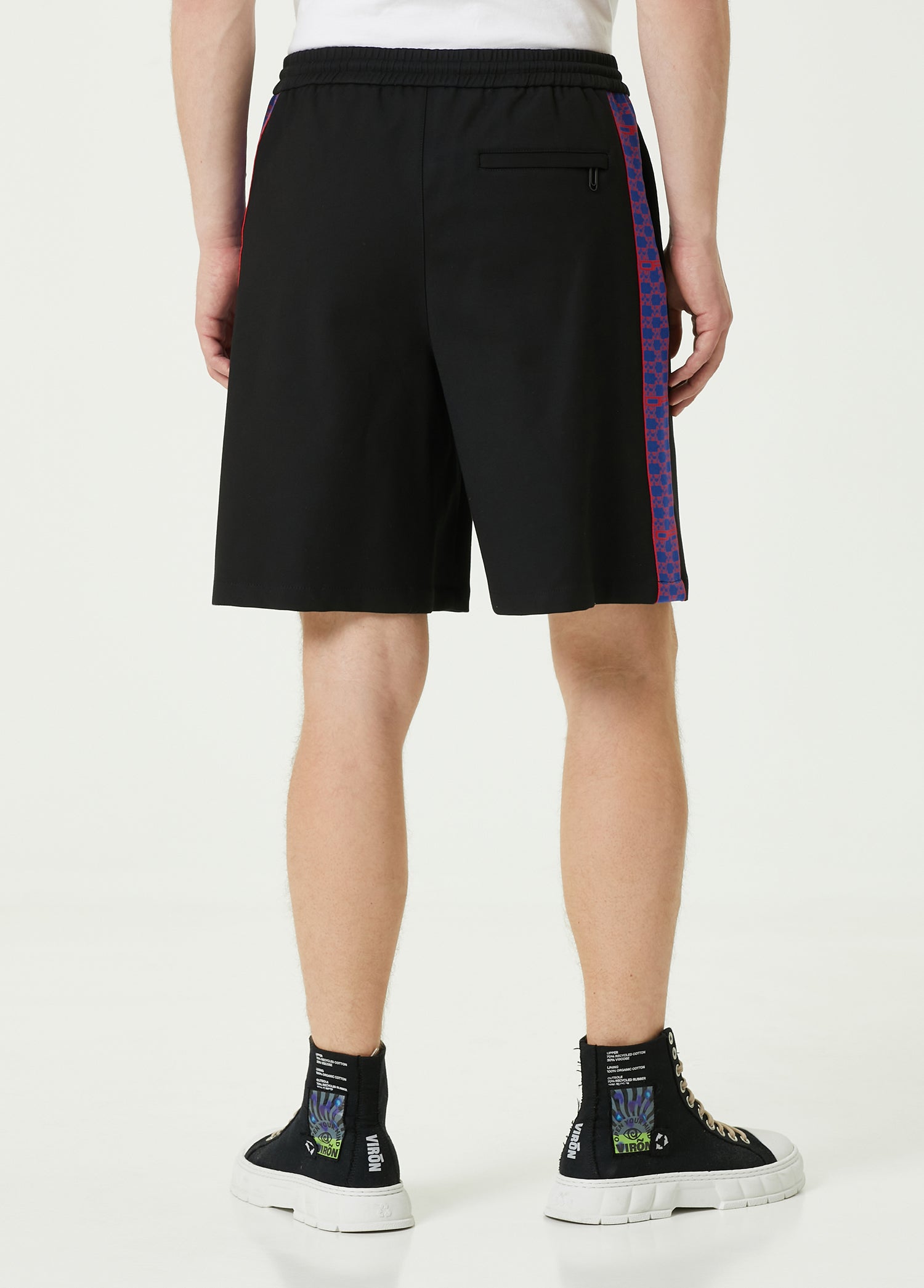 OFF-WHITE MONOGRAM BAND TRACK SHORTS