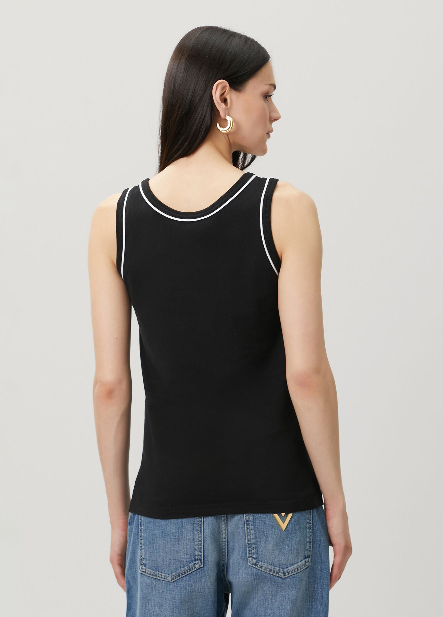 VALENTINO GARAVANI JERSEY TOP - BEYMEN
