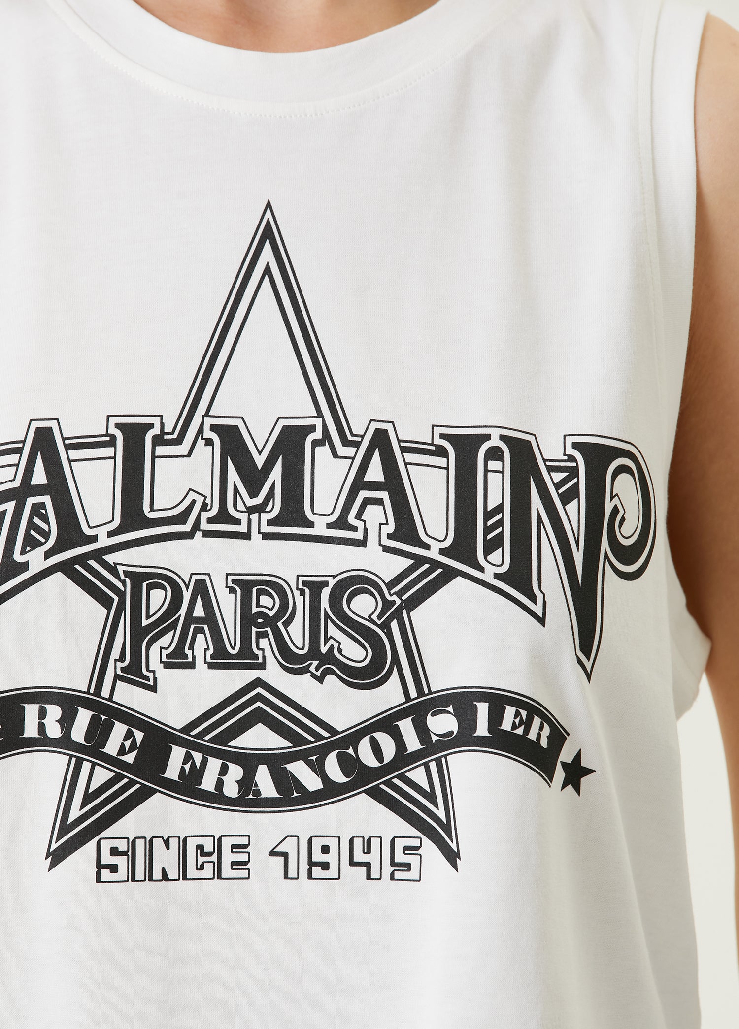 BALMAIN CROPPED TANK TOP - BEYMEN