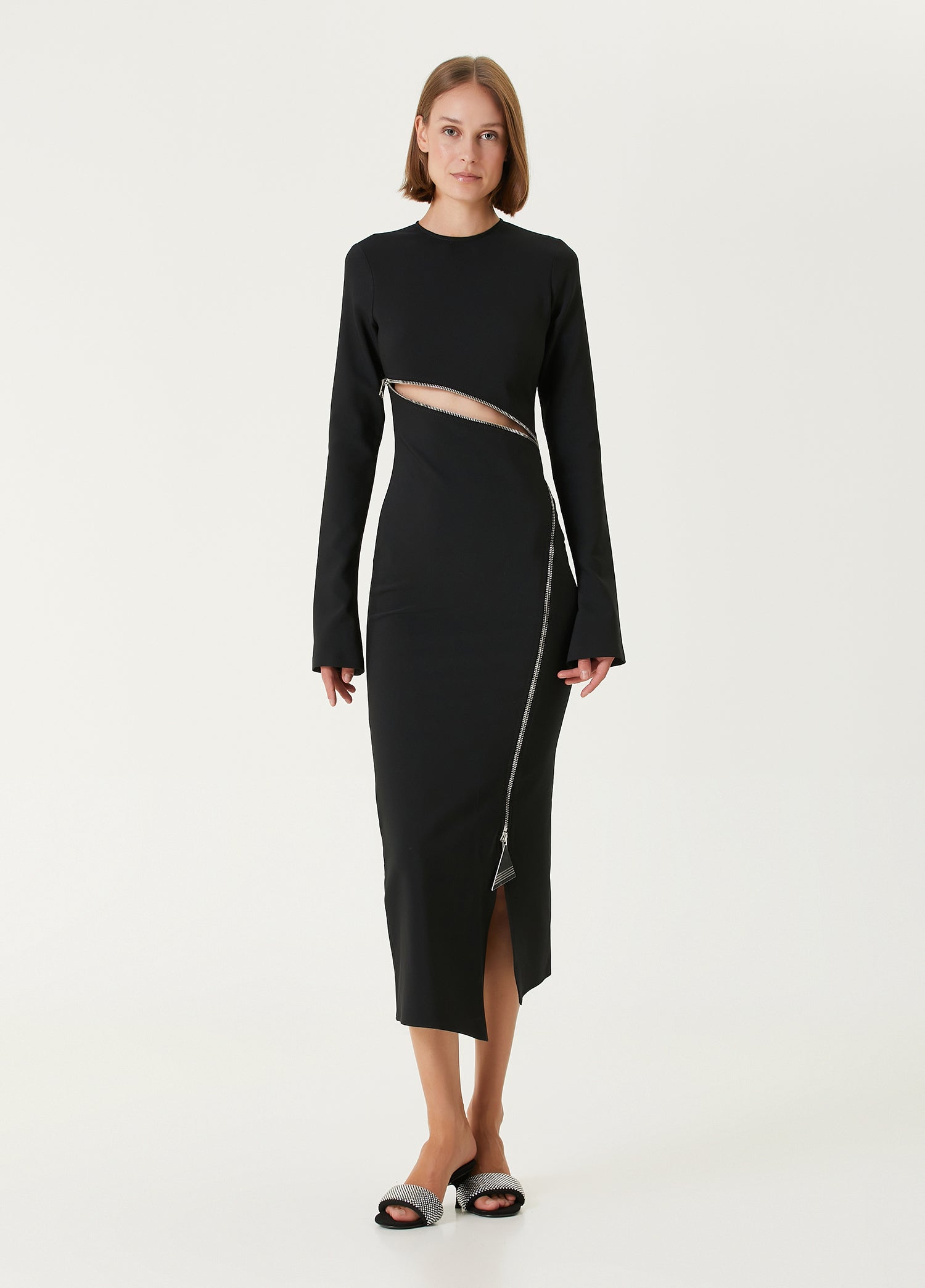 THE ATTICO ABITO MIDI DRESS