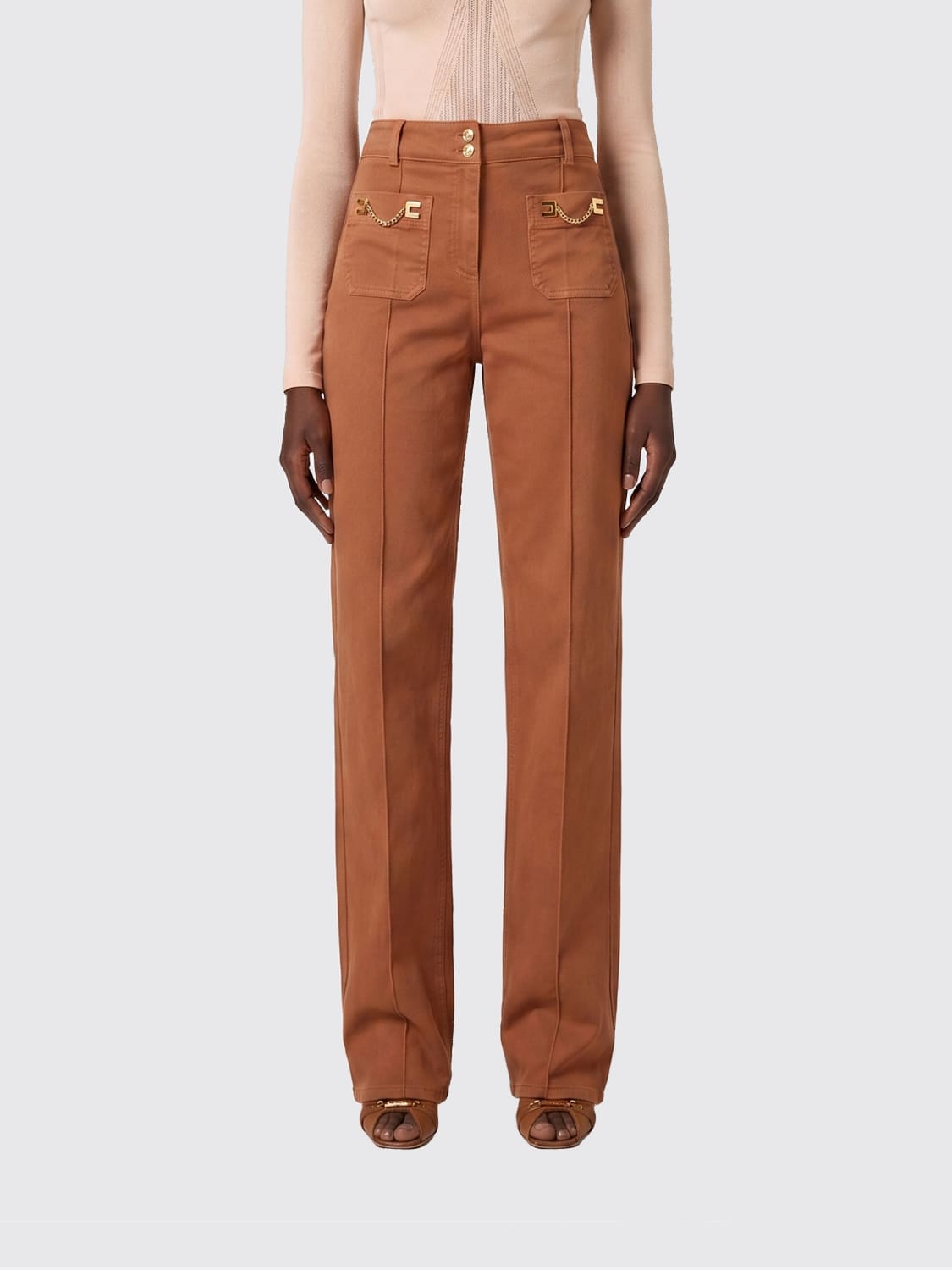 ELISABETTA FRANCHI PANTALONE MOD JEANS - BEYMEN