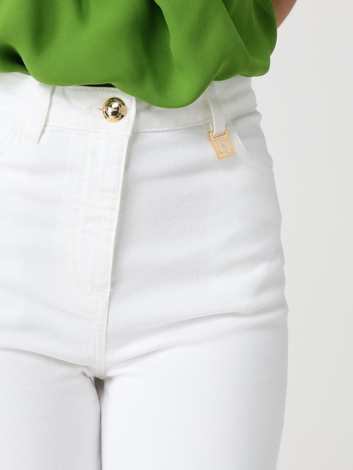ELISABETTA FRANCHI PANTALONE MOD JEANS - BEYMEN