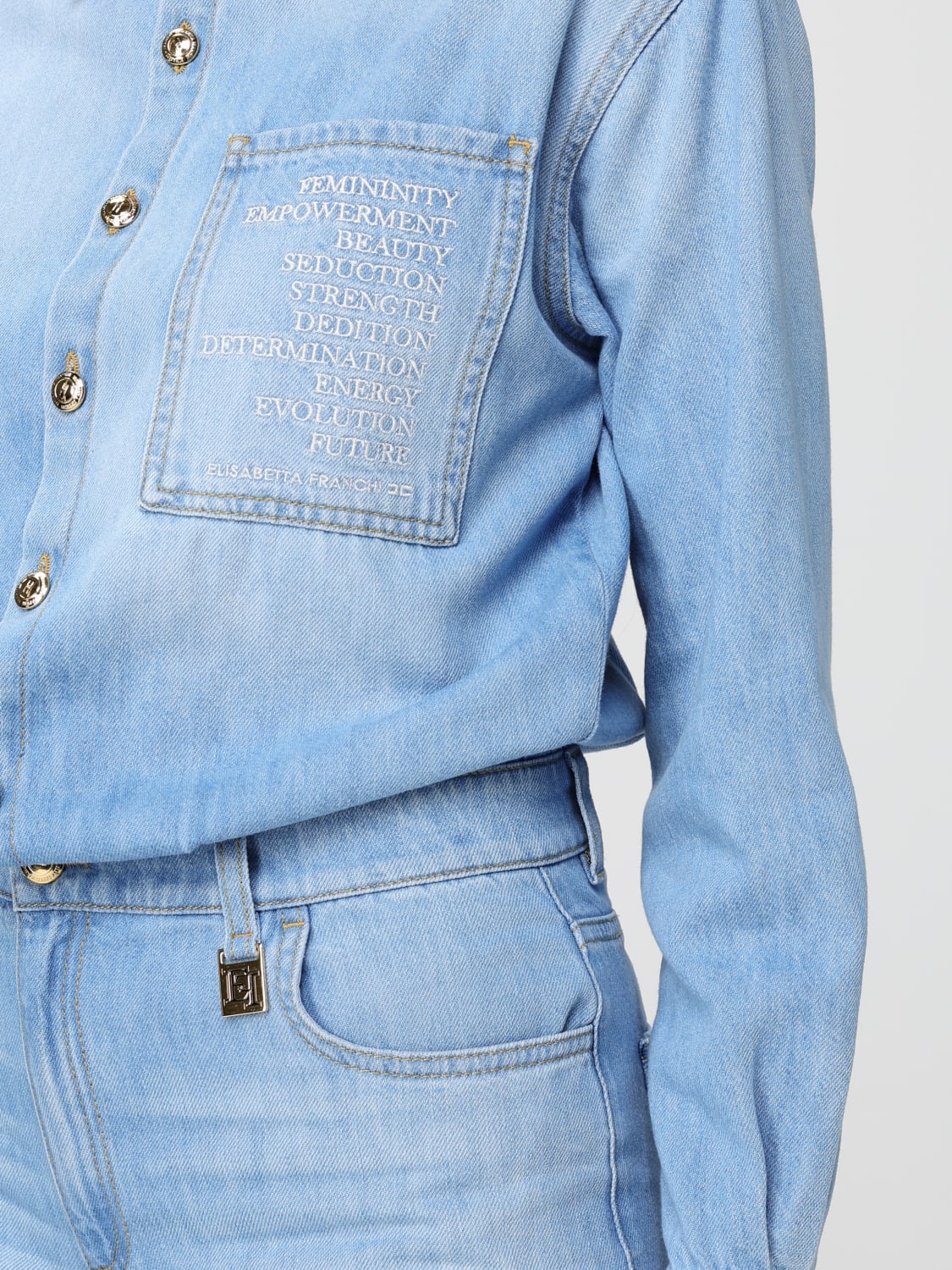 ELISABETTA FRANCHI TUTA DONNA JEANS - BEYMEN