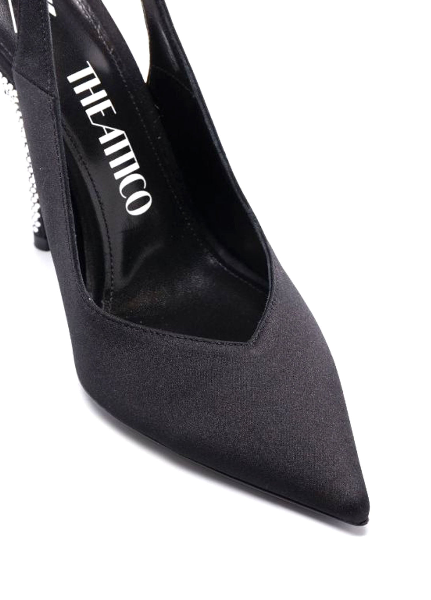 THE ATTICO 105MM SLINGBACK W/CRYSTAL - BEYMEN