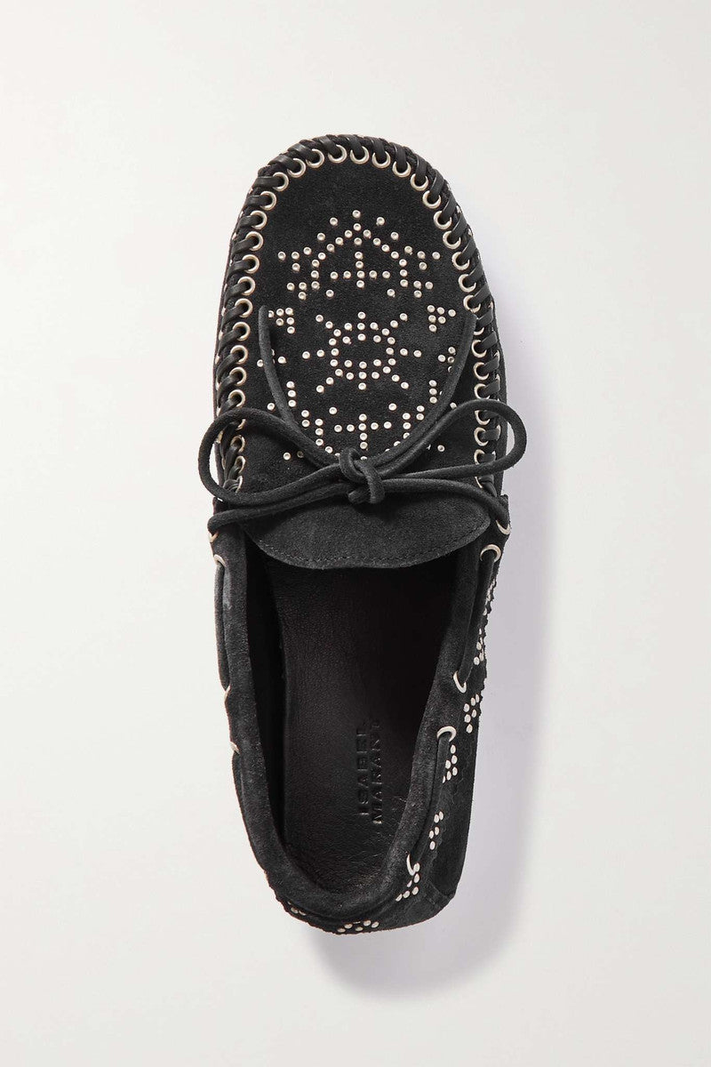 ISABEL MARANT MOCASSIN W/BOW TIE - BEYMEN