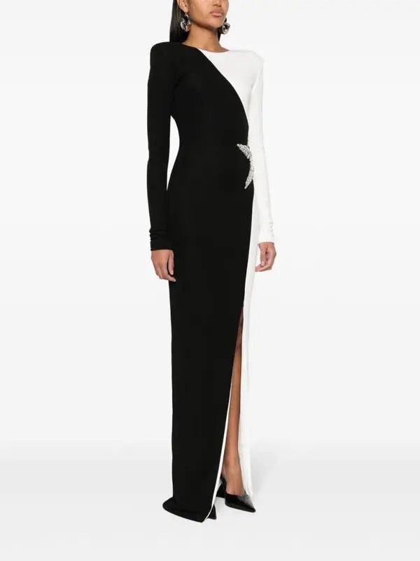 BALMAIN JERSEY LONG DRESS - BEYMEN