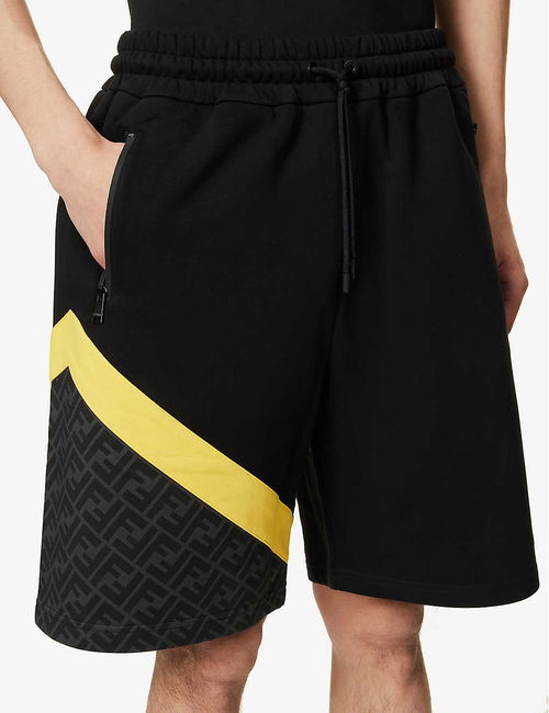 FENDI SHORT W/DIAG LOGO - BEYMEN