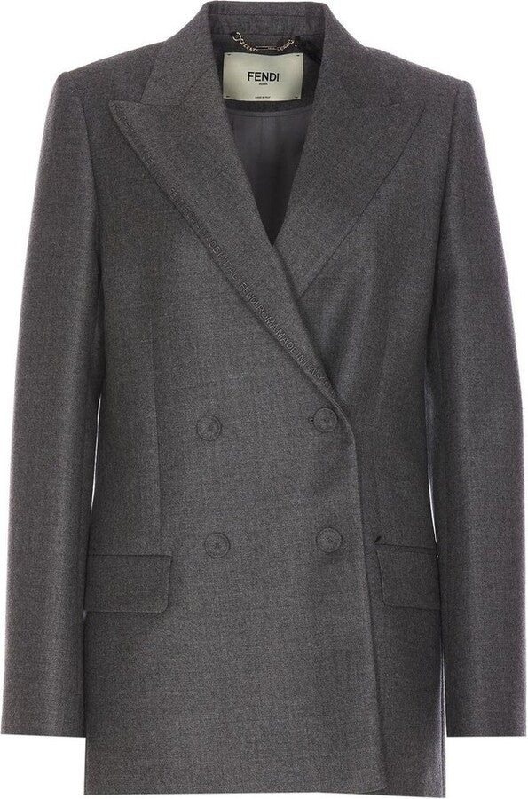 FENDI GIACCA WOOL FLANNEL - BEYMEN