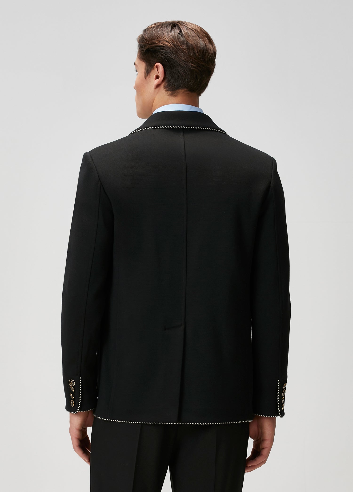 VALENTINO GARAVANI SINGLE-BREASTED WOOL JACKET - BEYMEN