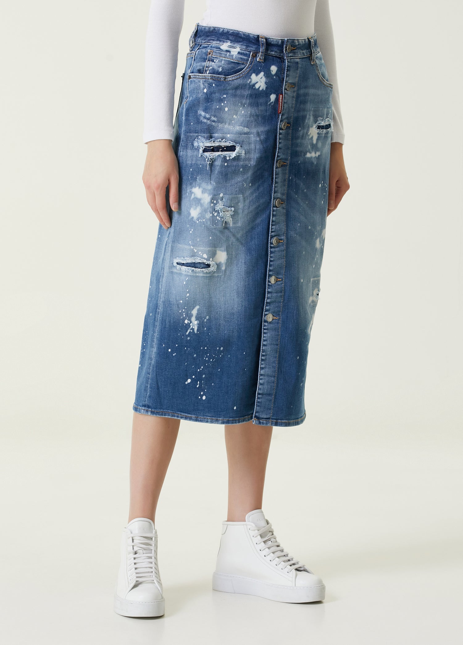 DSQUARED2 DENIM LONG SKIRT - BEYMEN