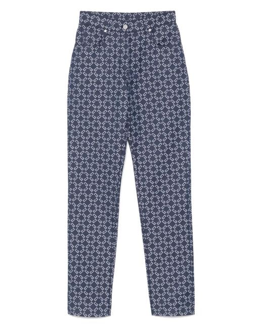 GIVENCHY MONOGRAM DENIM TROUSERS - BEYMEN
