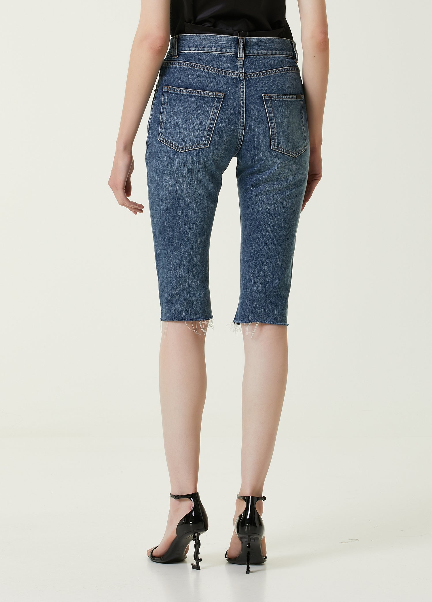 YVES SAINT LAURENT LONG BERMUDA RAW EDG - BEYMEN