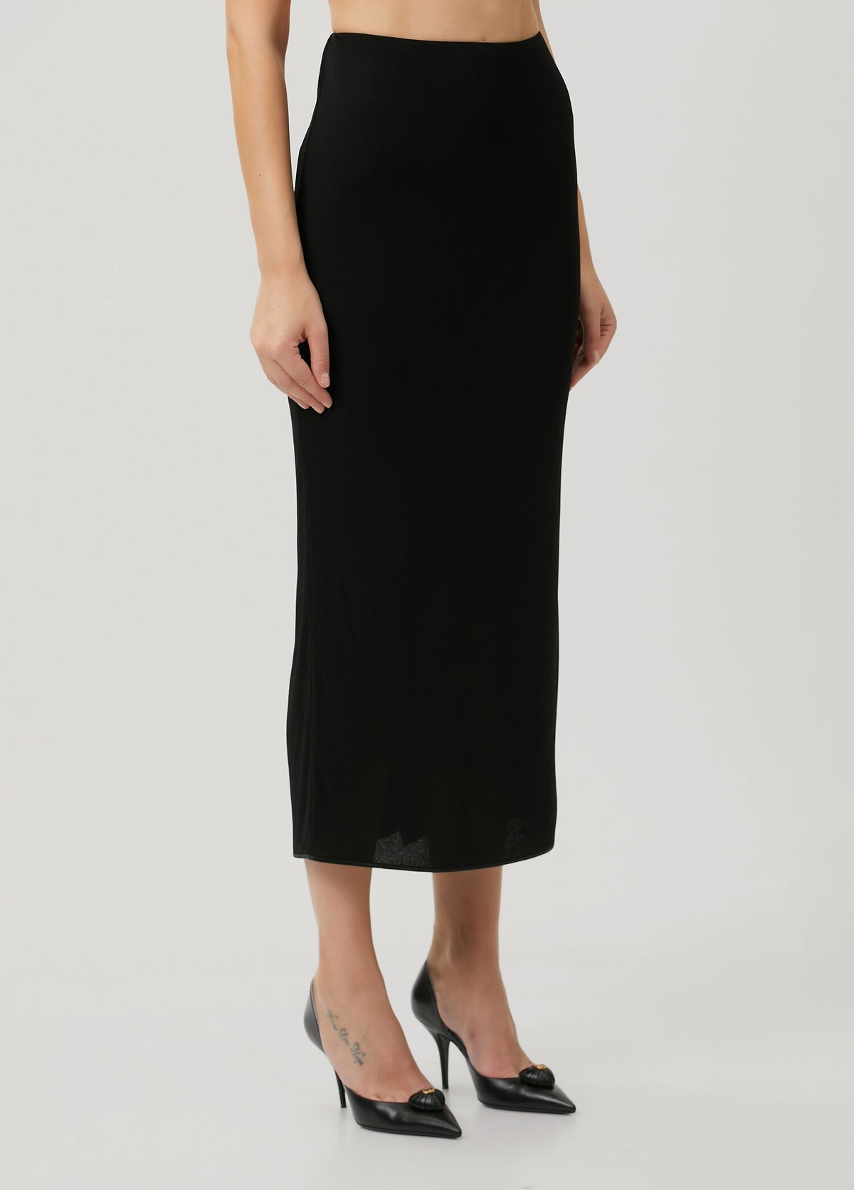 VALENTINO GARAVANI JERSEY CREPE SKIRT - BEYMEN