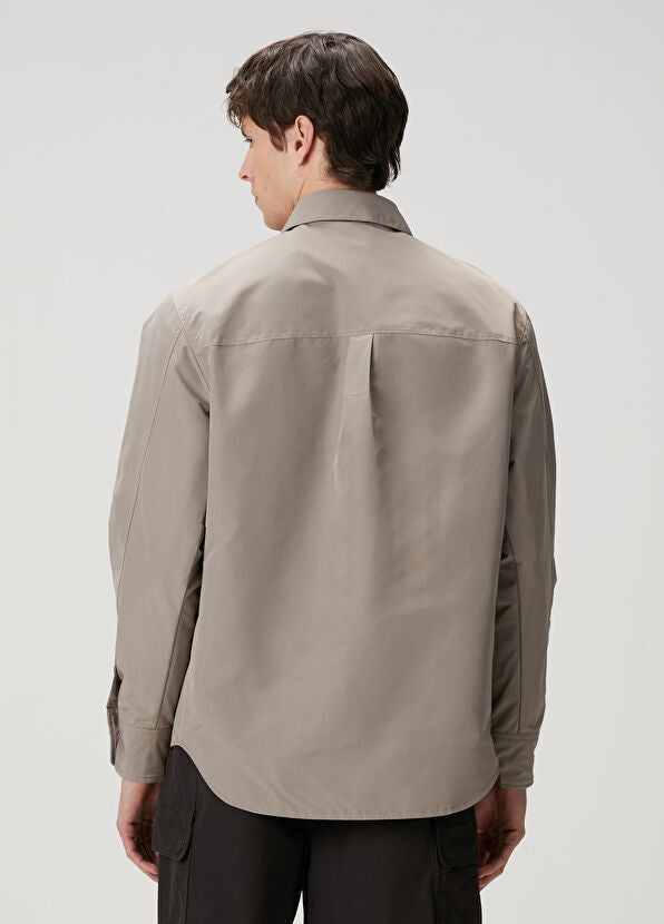 EMPORIO ARMANI NYLON SHIRT JACKET - BEYMEN