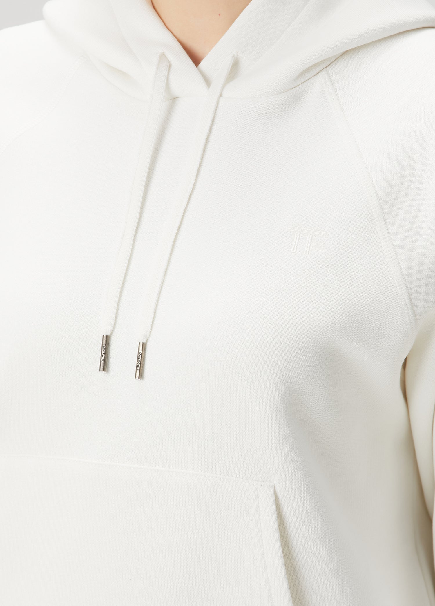 TOM FORD SILK JERSEY HOODIE - BEYMEN