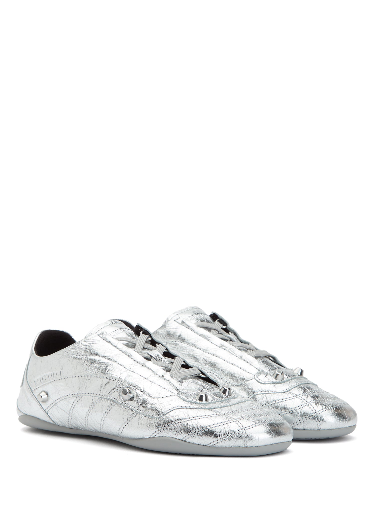 BALENCIAGA ZEN CITY CHOKO LAME - BEYMEN