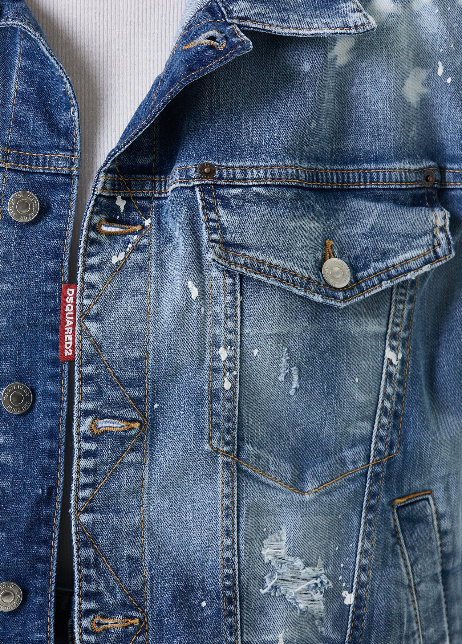 DSQUARED2 OVER JEAN VEST - BEYMEN