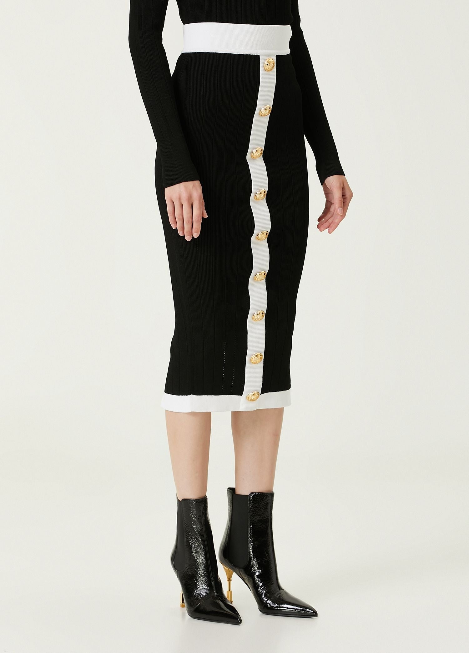 BALMAIN MIDI SKIRT - BEYMEN