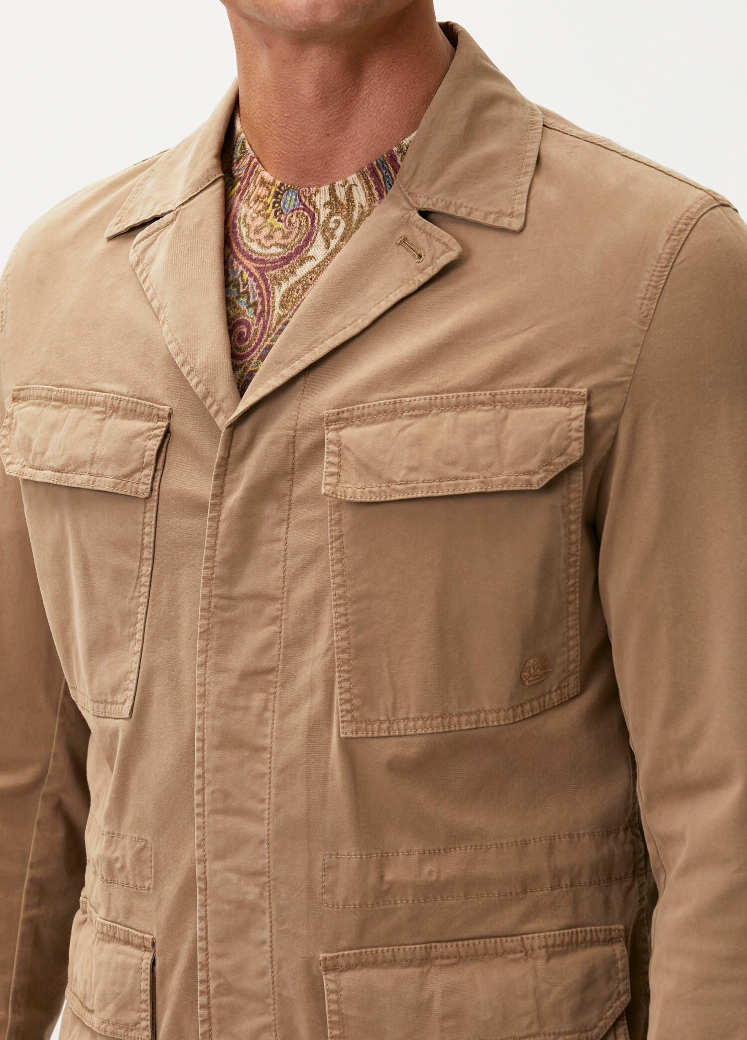 ETRO GARMENT DYE UNLINED FIELD JACK - BEYMEN
