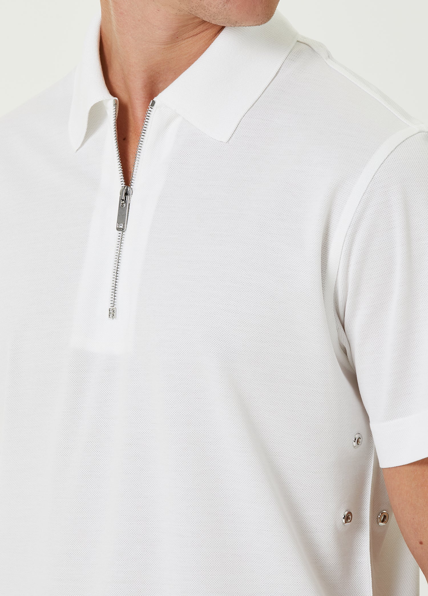 GIVENCHY CLASSIC FIT ZIP POLO - BEYMEN