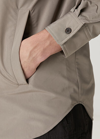EMPORIO ARMANI NYLON SHIRT JACKET - BEYMEN