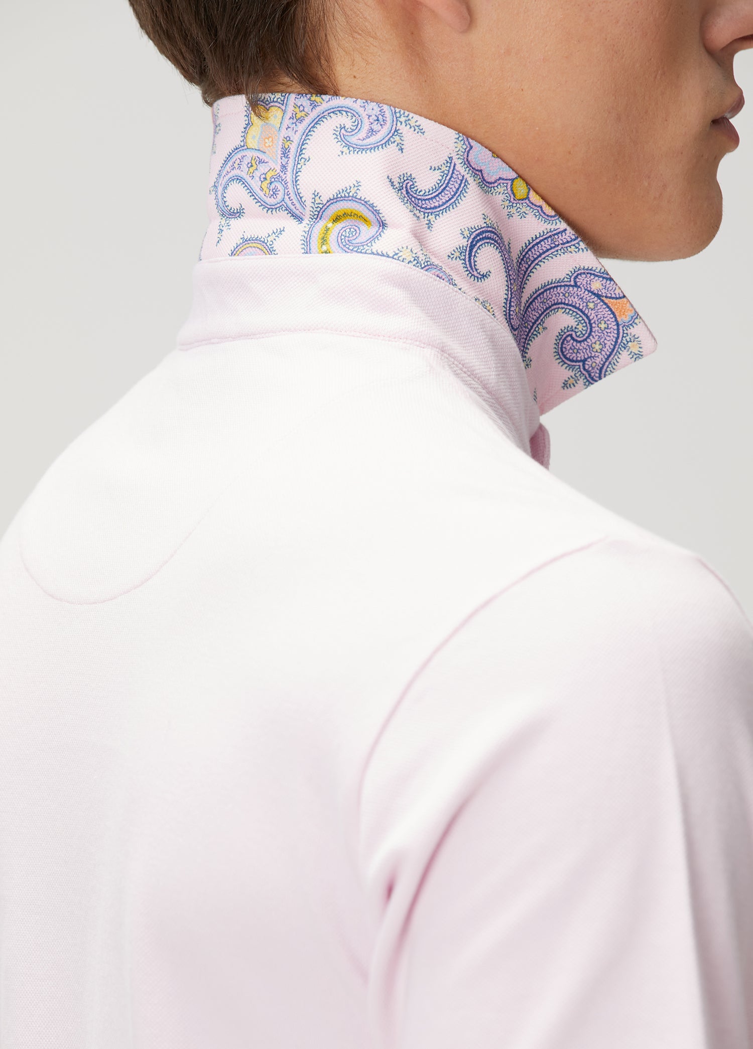 ETRO POLO ROMA PRINTED UNDERCOLLAR - BEYMEN