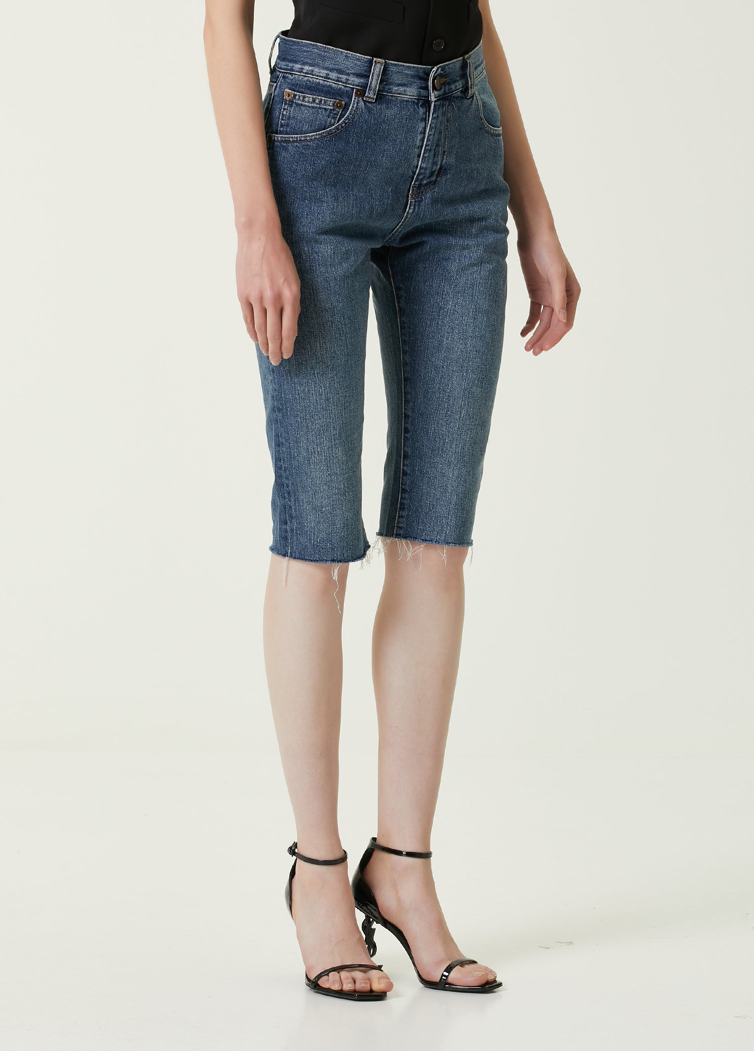 YVES SAINT LAURENT LONG BERMUDA RAW EDG - BEYMEN