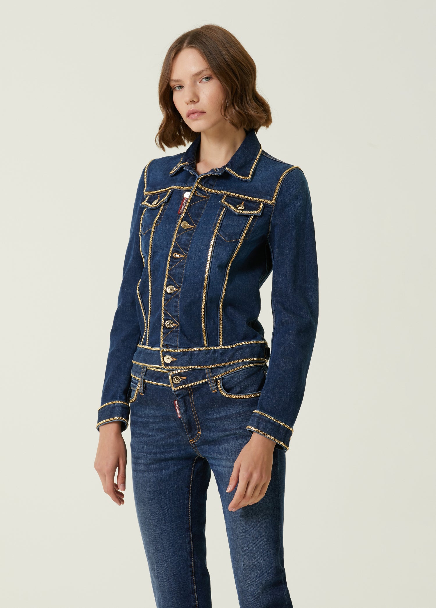 DSQUARED2 LIGHT STUD LINE JKT - BEYMEN