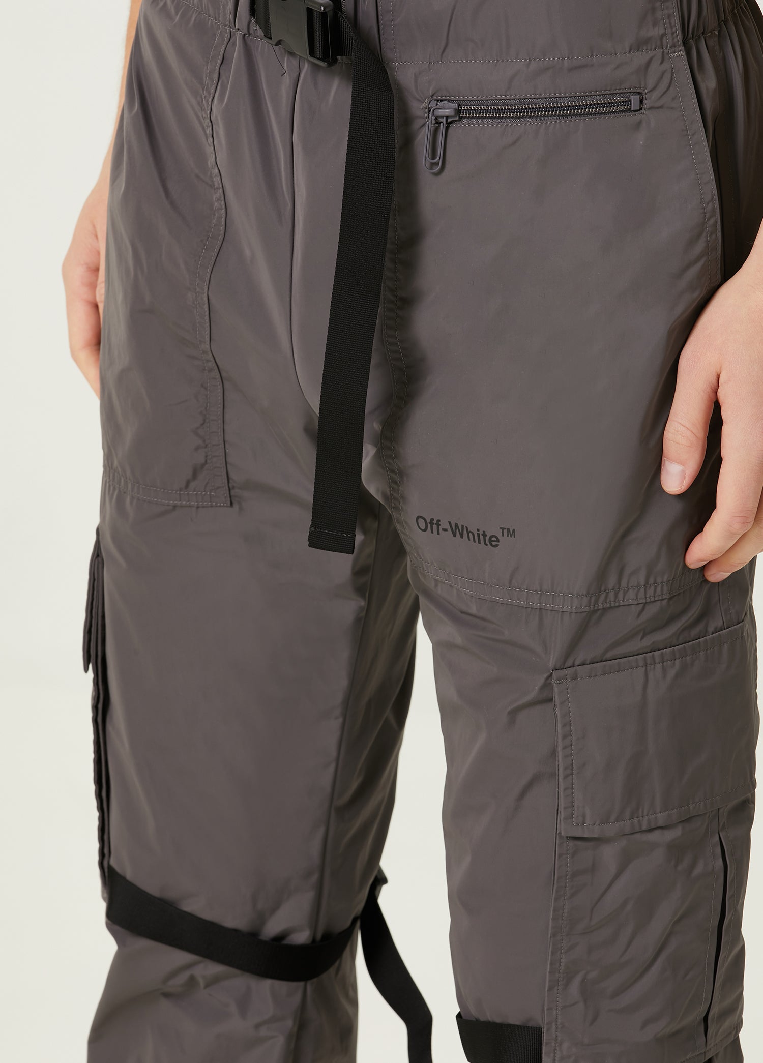 OFF-WHITE DIAG TAB POLY CARGO PANT