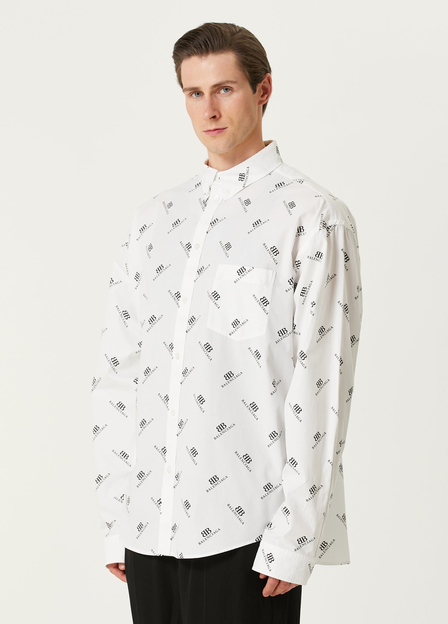 BALENCIAGA L/S LARGE FIT SHIRT - BEYMEN