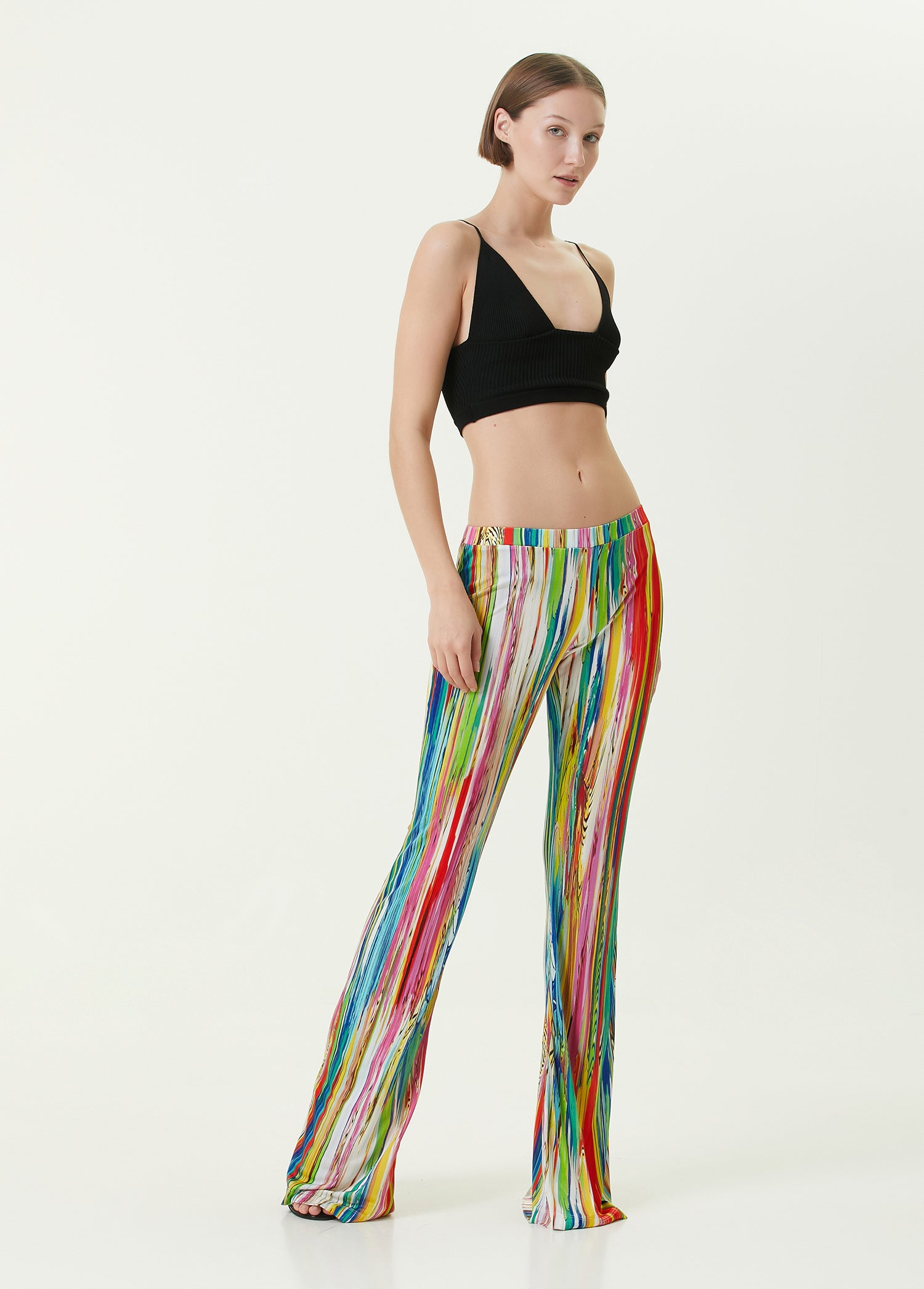 DSQUARED2 RIBBED KNIT BRA TOP - BEYMEN