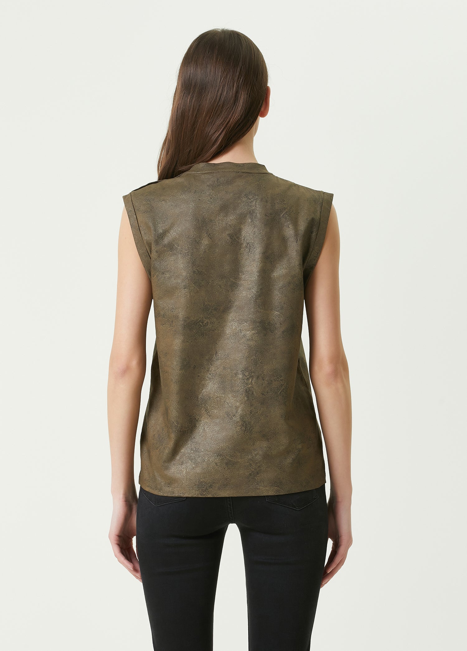 BALMAIN 3 BTN LOGO TANK TOP - BEYMEN