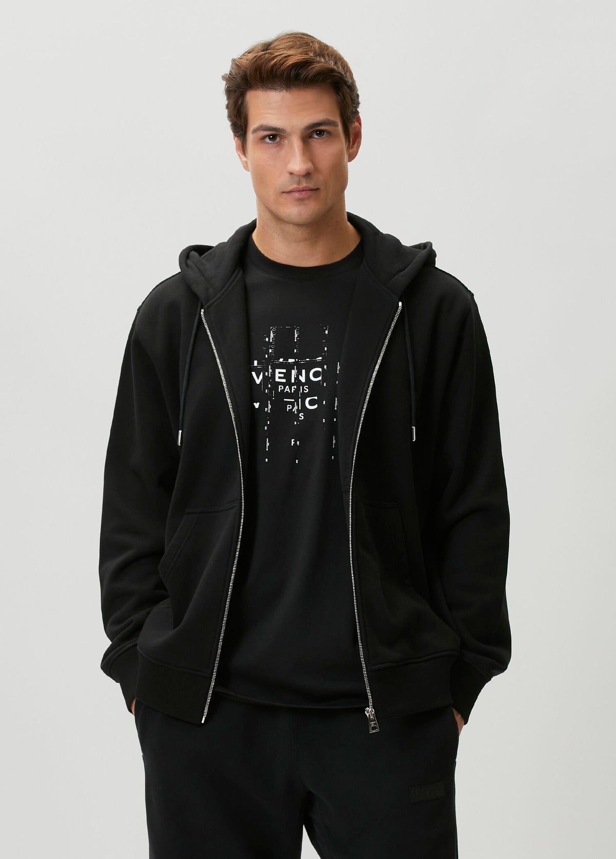 GIVENCHY ZIPPED HOODIE REGULAR FIT - BEYMEN