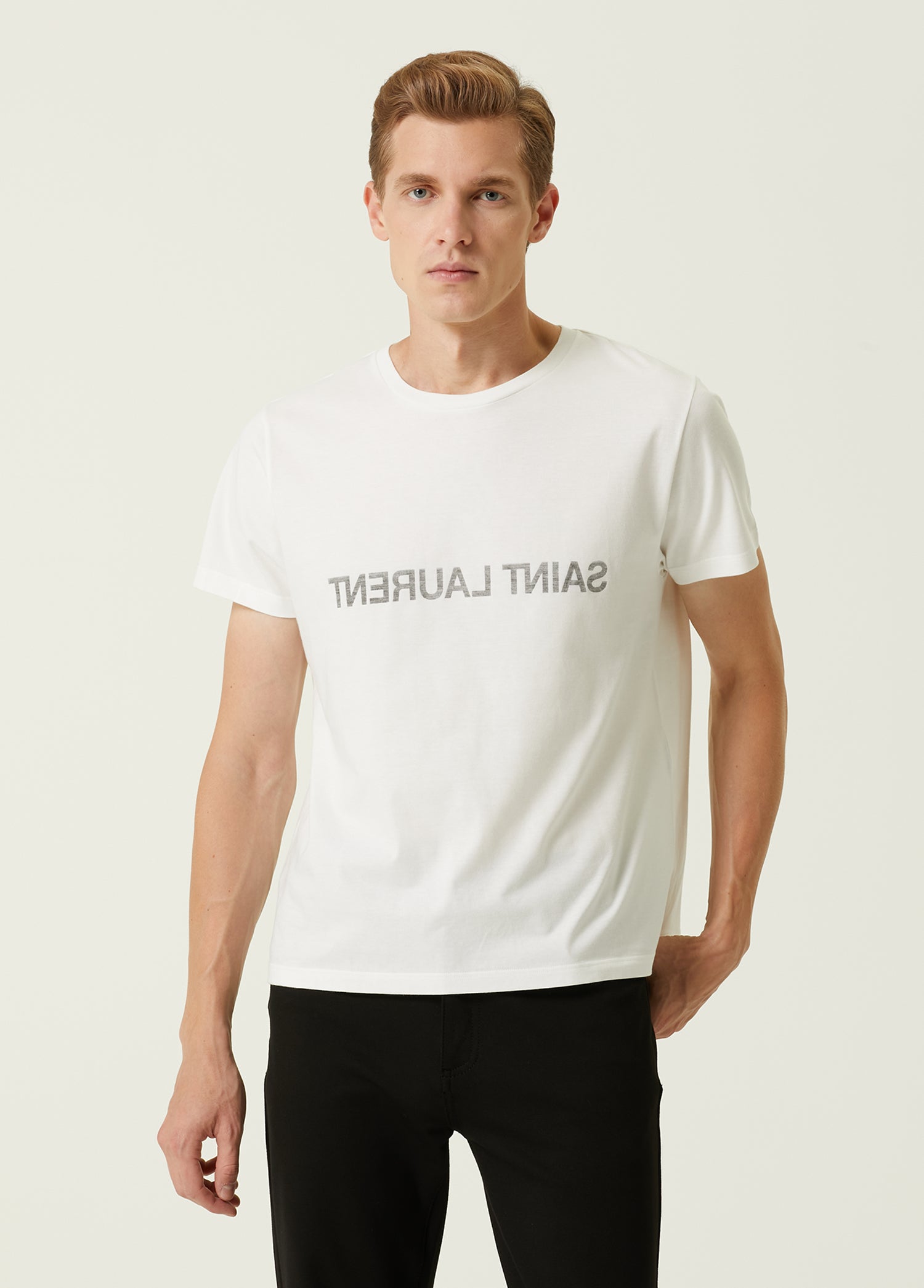 YVES SAINT LAURENT T-SHIRT COL ROND - BEYMEN