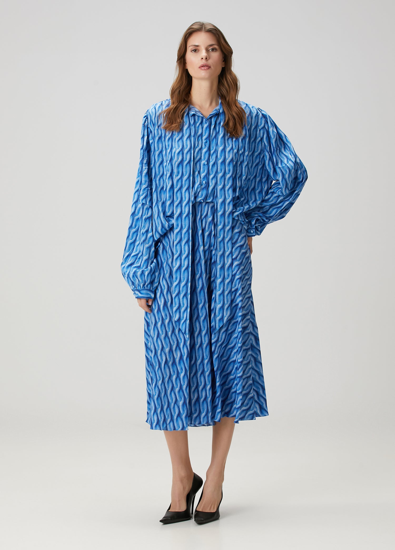BALENCIAGA DOUBLE SLEEVE DRESS - BEYMEN
