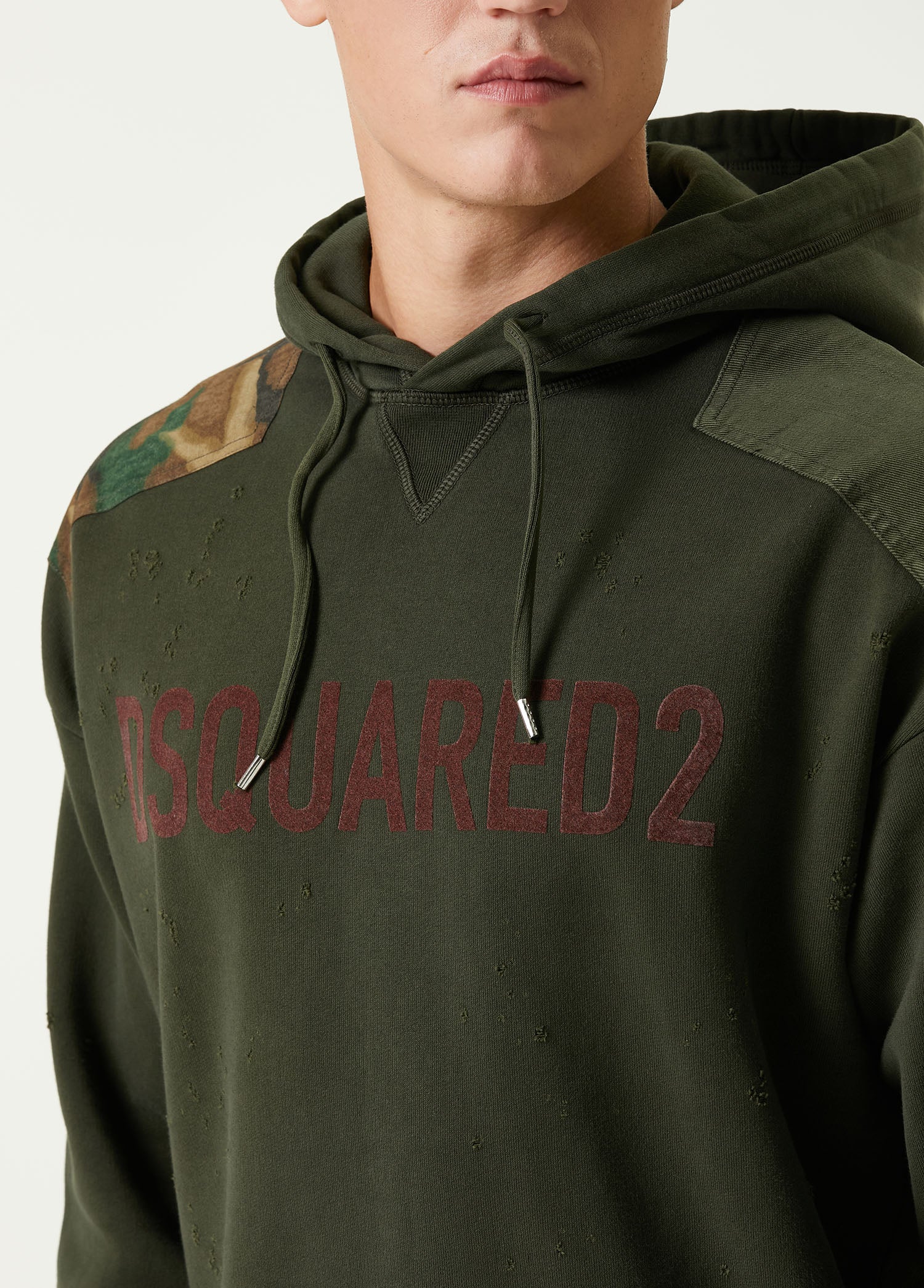 DSQUARED2 LONG SLEEVE HOODIE - BEYMEN
