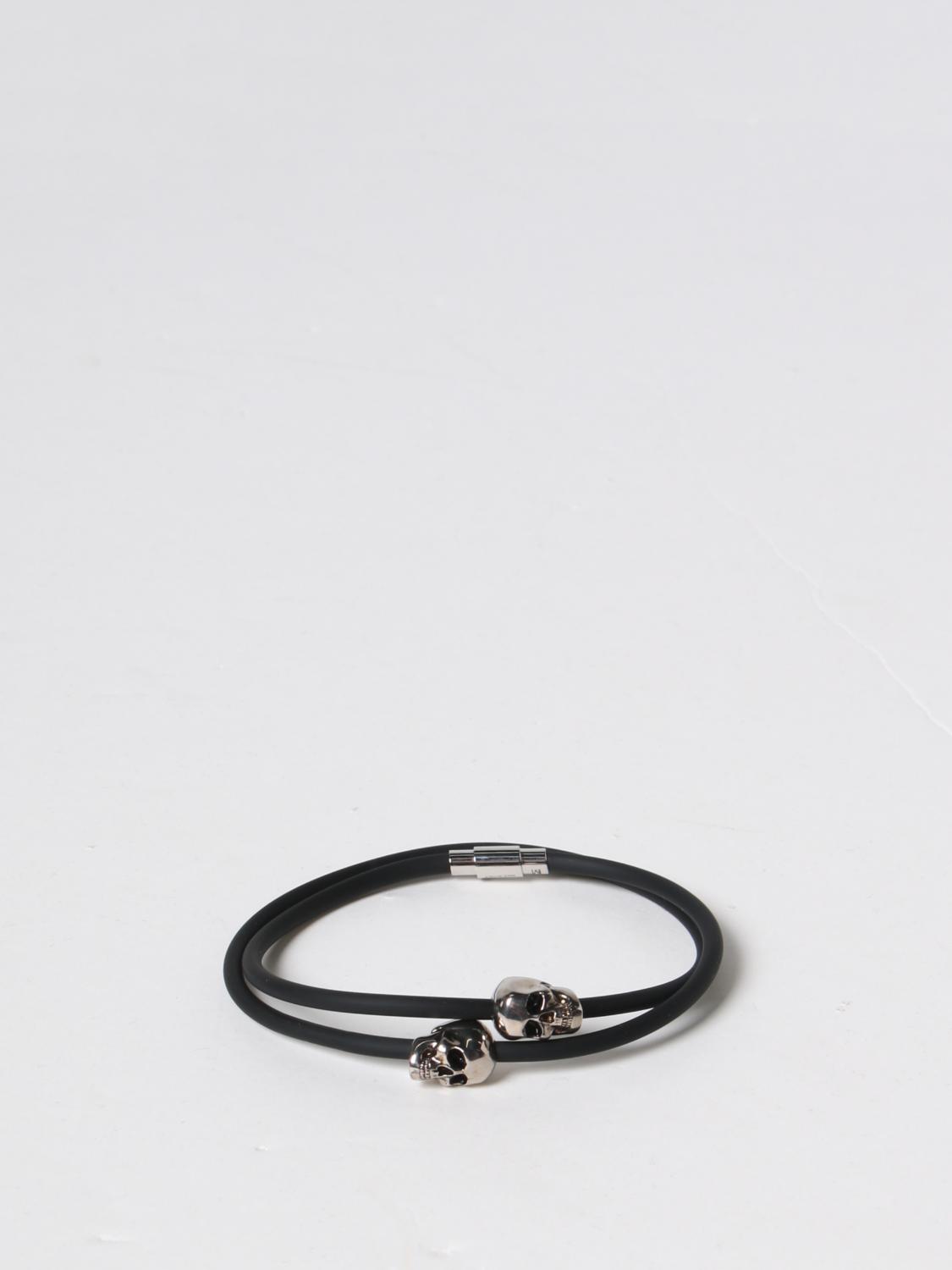 ALEXANDER MCQUEEN DOUBLE WRAP SKULL BRACELET - BEYMEN