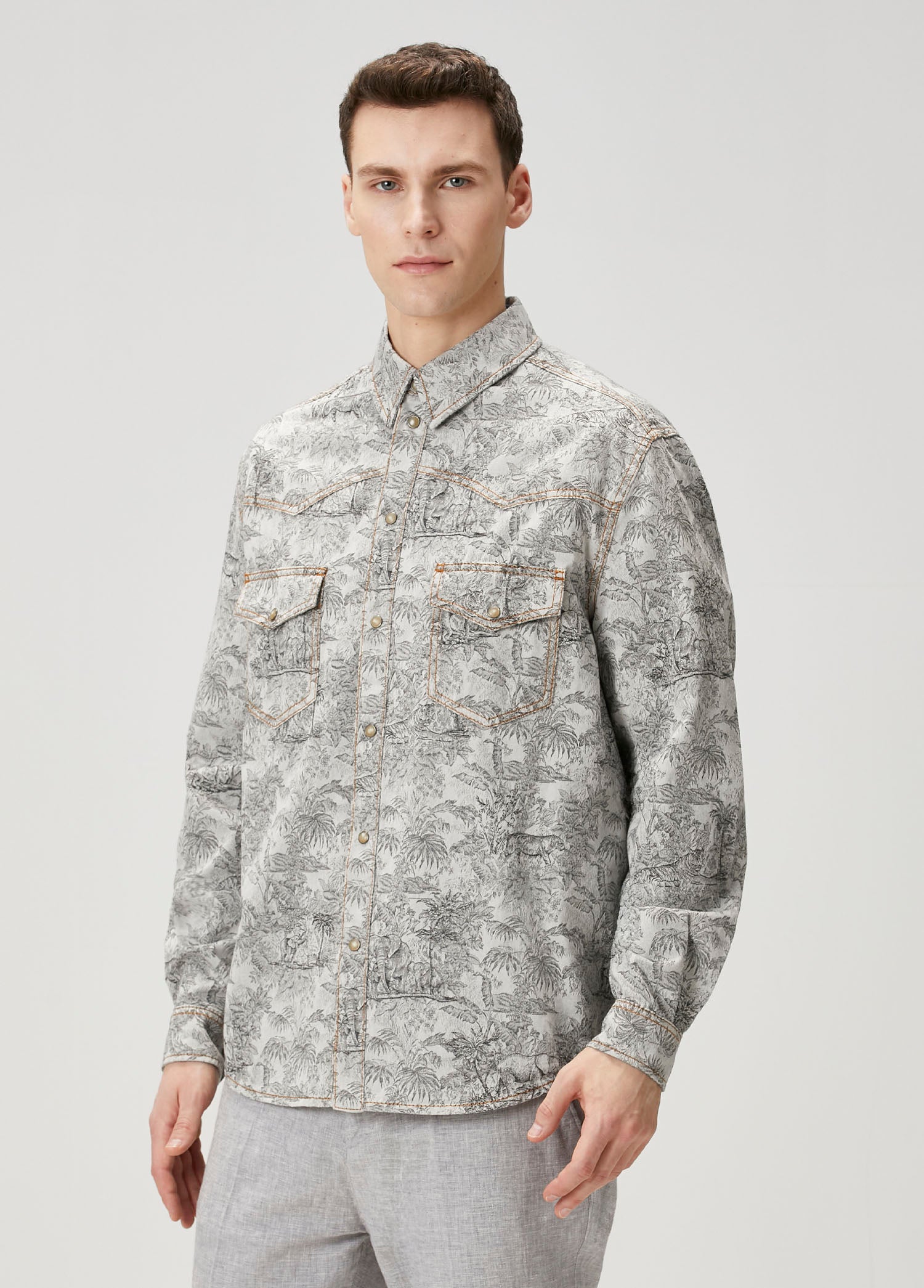 ETRO DENIM OVERSHIRT