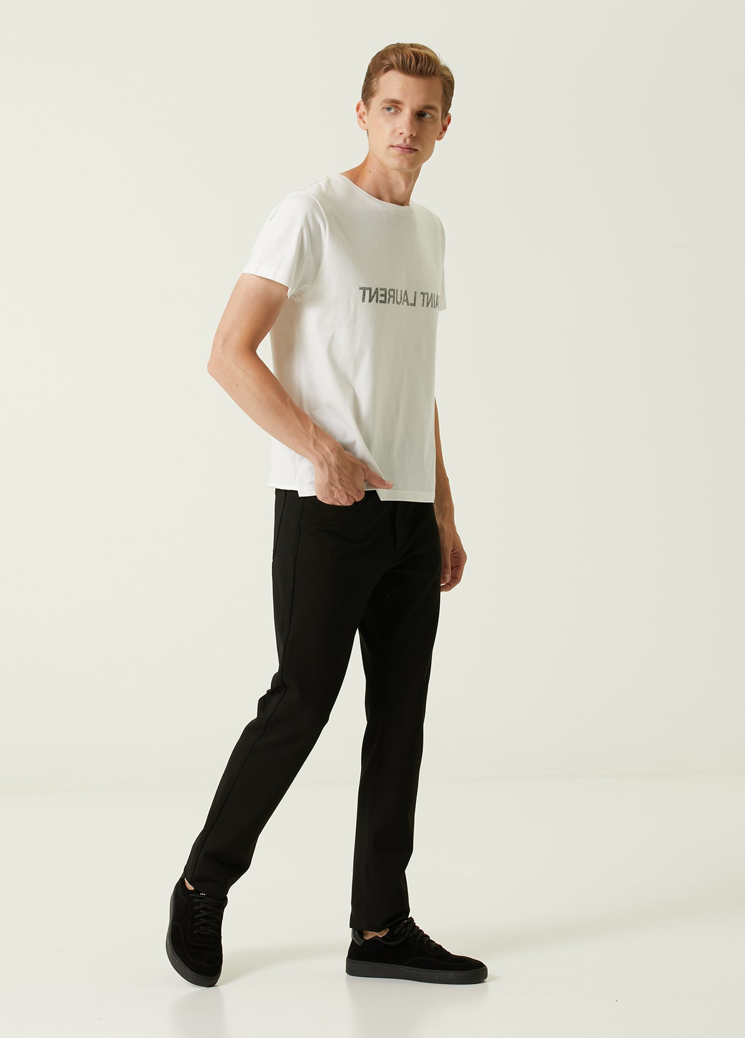YVES SAINT LAURENT T-SHIRT COL ROND