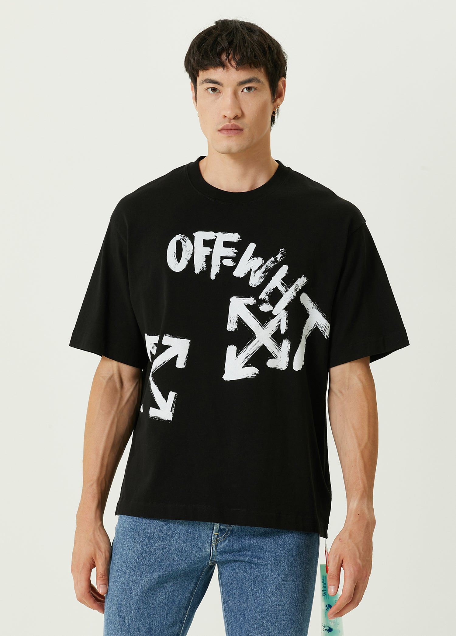 OFF-WHITE PAINT SCRIPT OVERSIZED SKATE T-SHIRT - BEYMEN