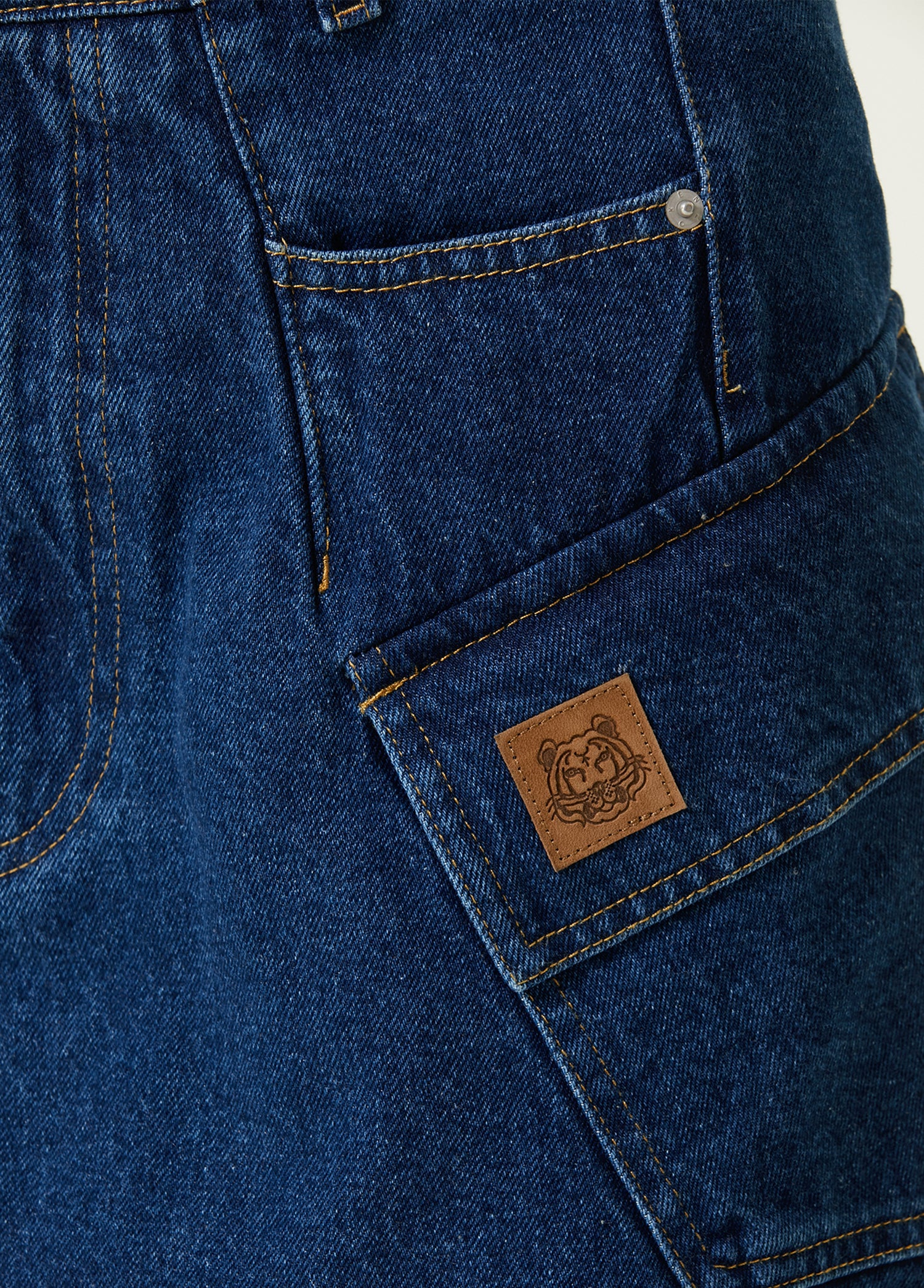 KENZO DENIM SHORT SKIRT - BEYMEN