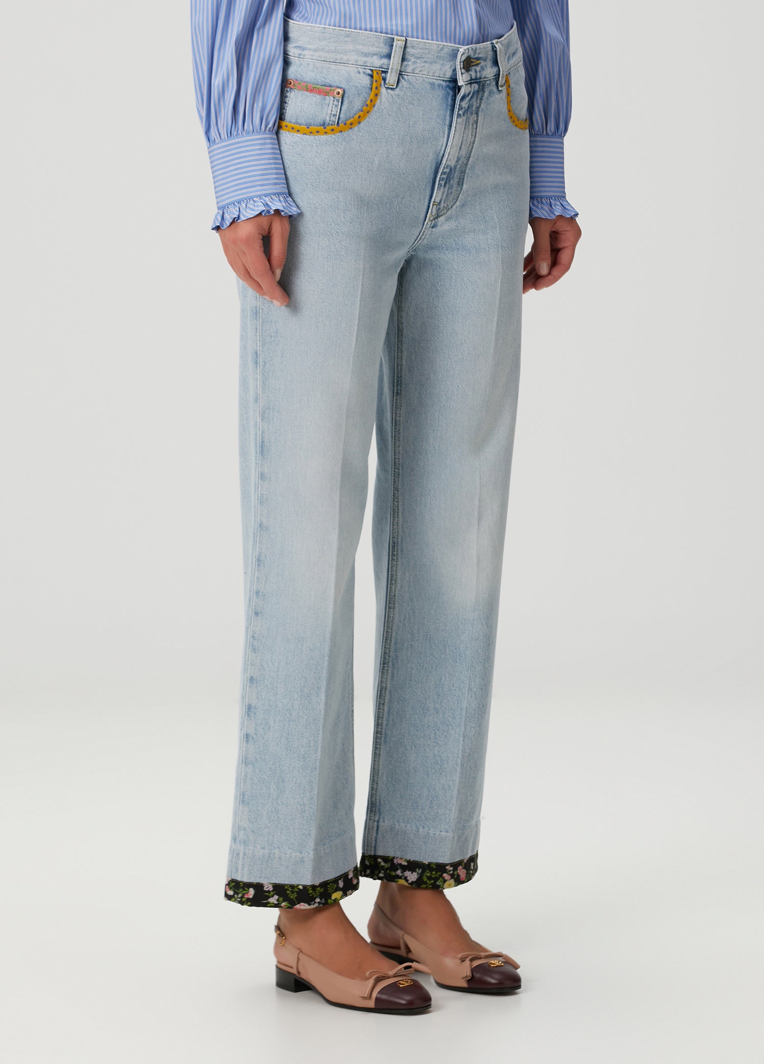 VALENTINO GARAVANI PANTALONE IN DENIM - BEYMEN