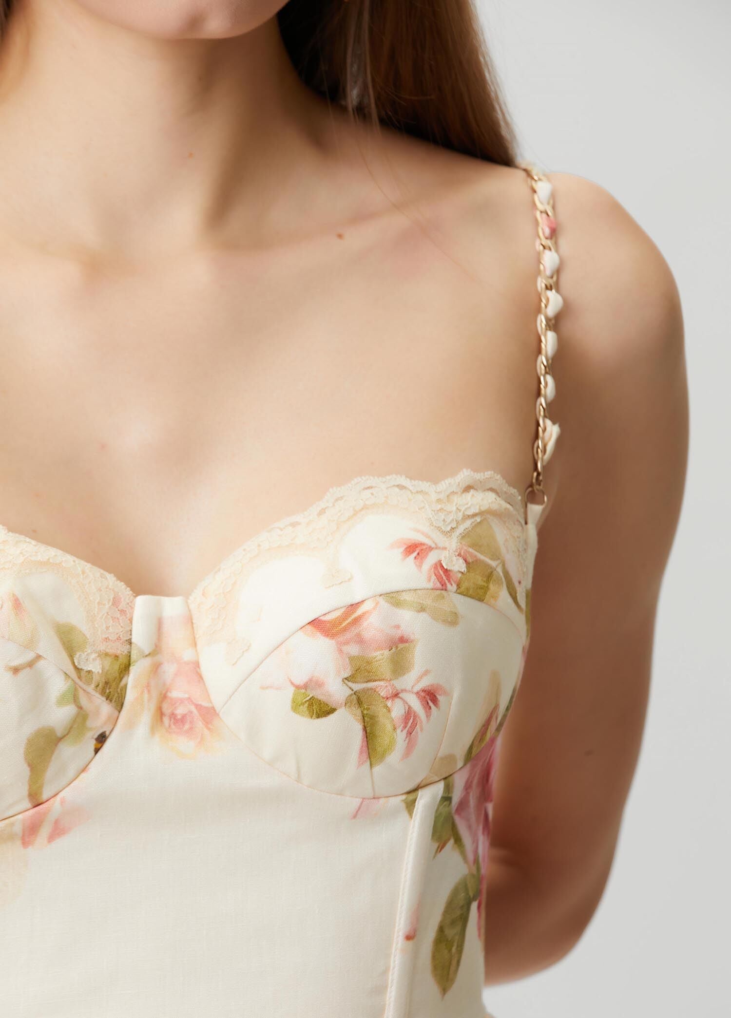 ZIMMERMAN ROSELIGHT PICNIC MAXI DRESS - BEYMEN
