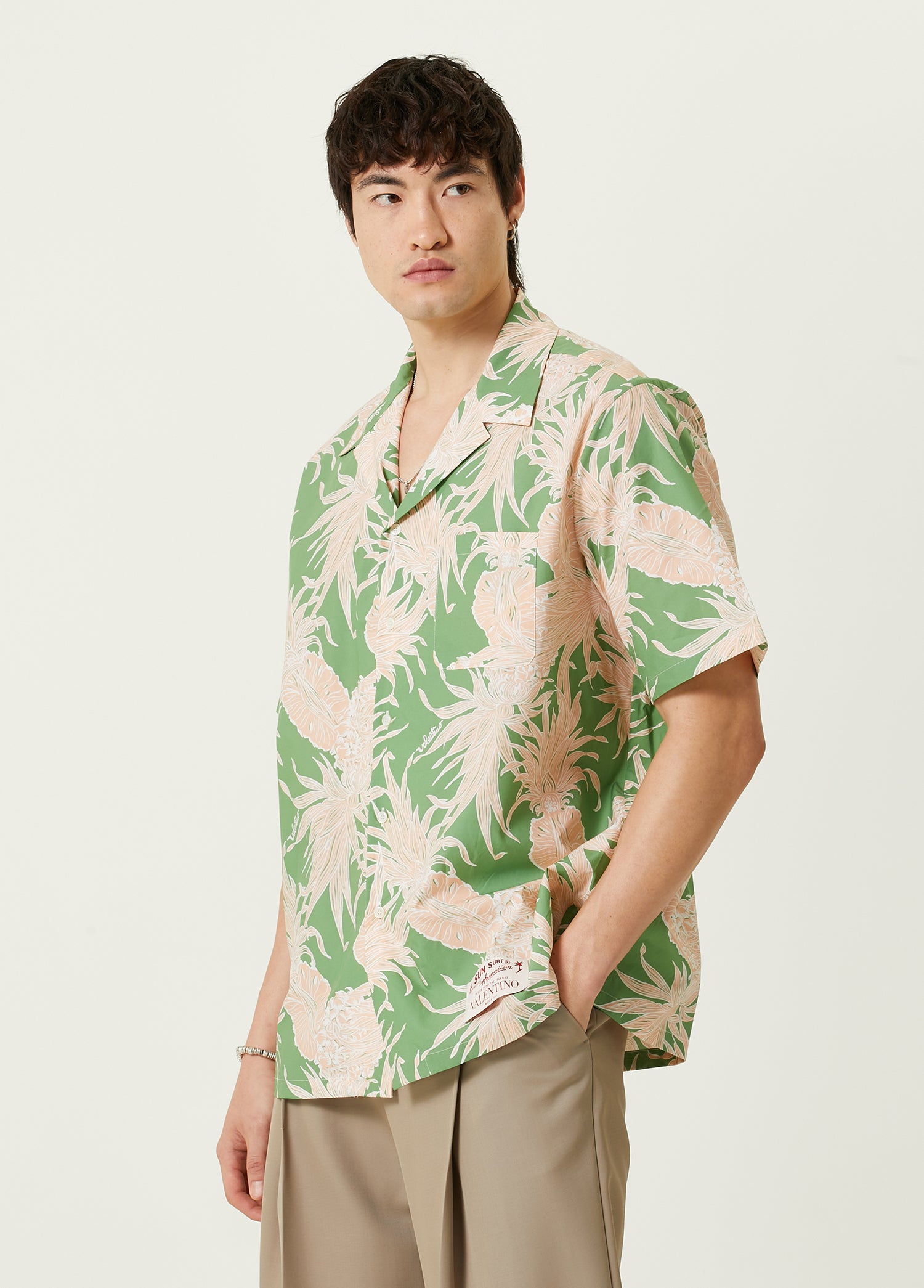 VALENTINO CAMICIA MANICHE CORTE - BEYMEN