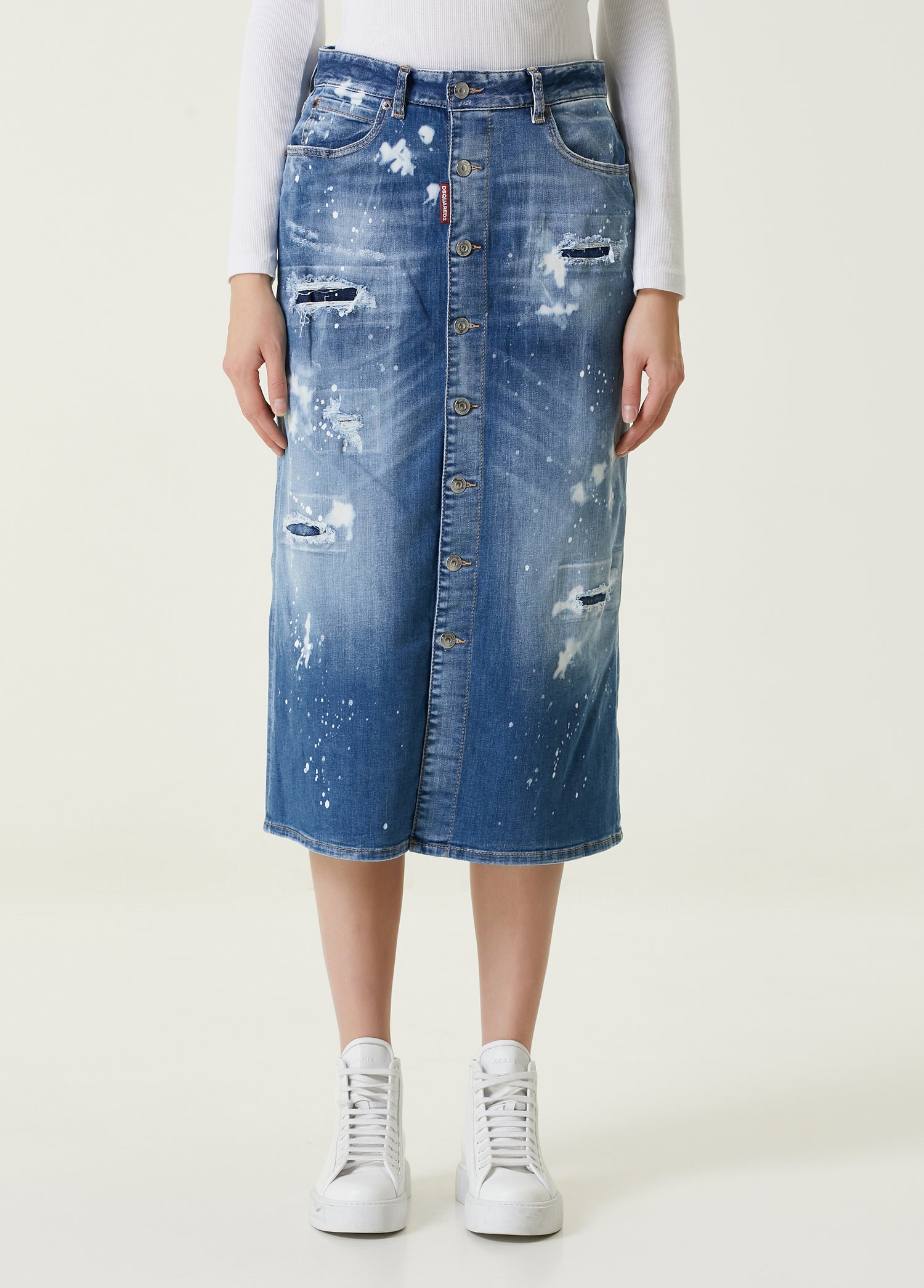 DSQUARED2 DENIM LONG SKIRT - BEYMEN