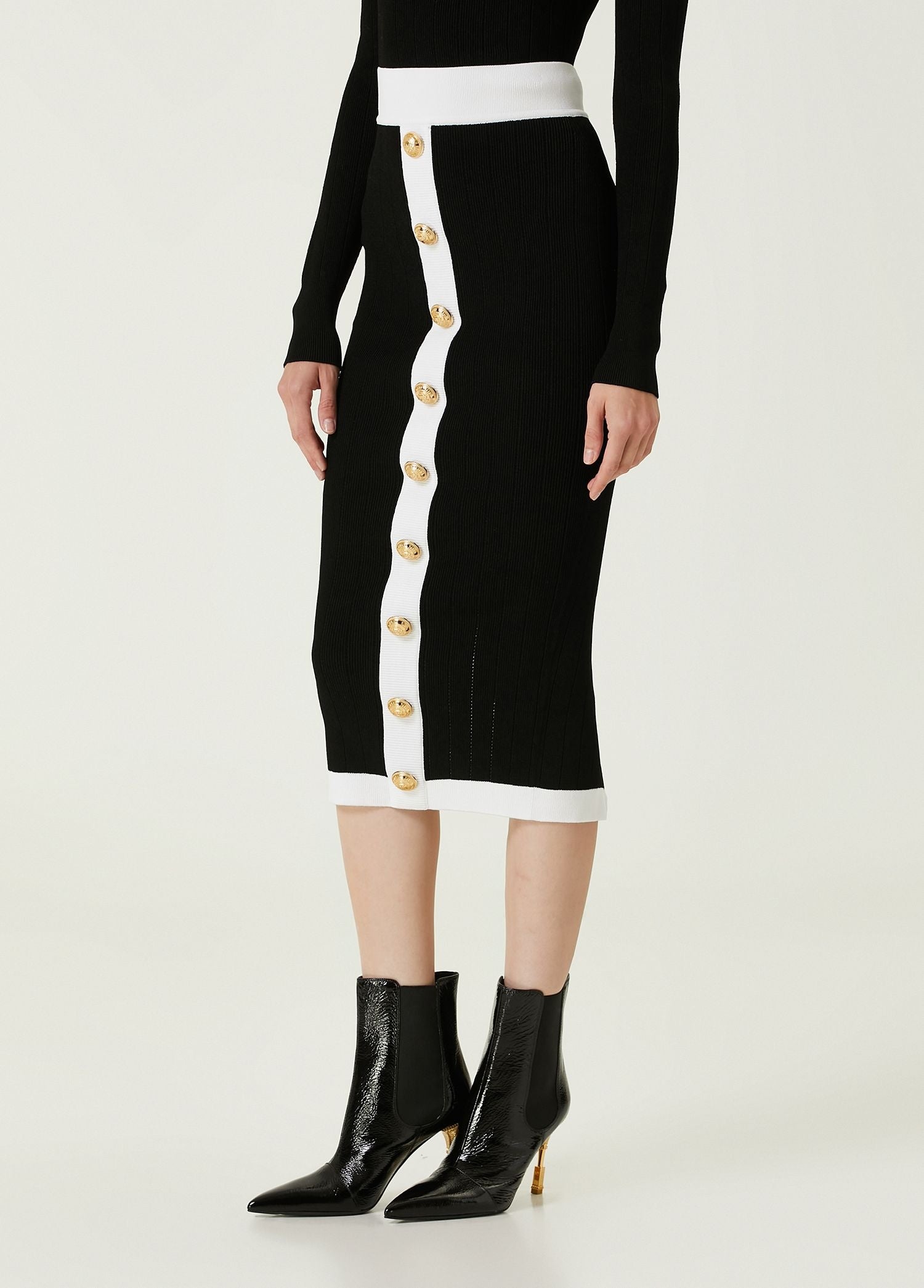 BALMAIN MIDI SKIRT - BEYMEN