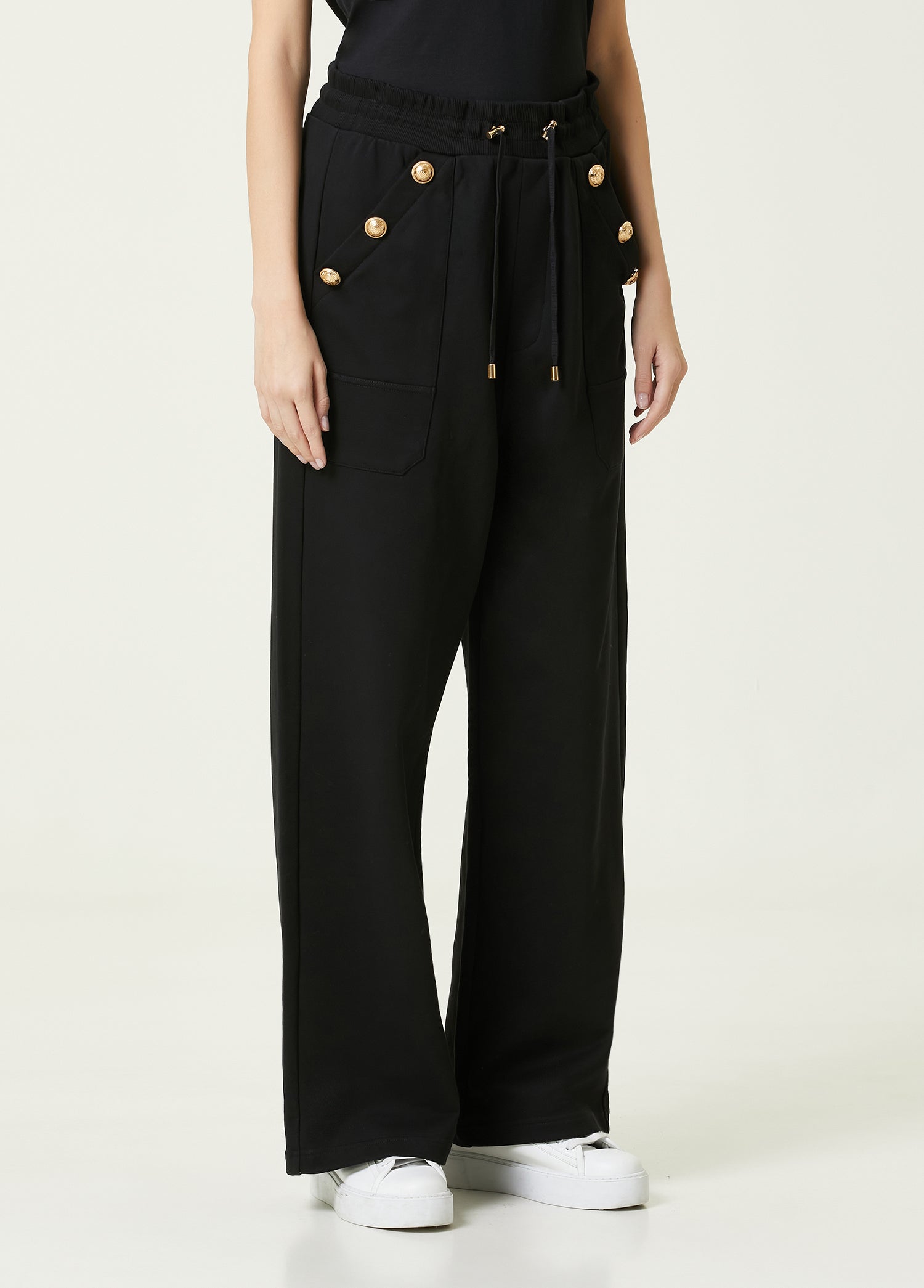 BALMAIN BUTTONED SWEATPANT - BEYMEN