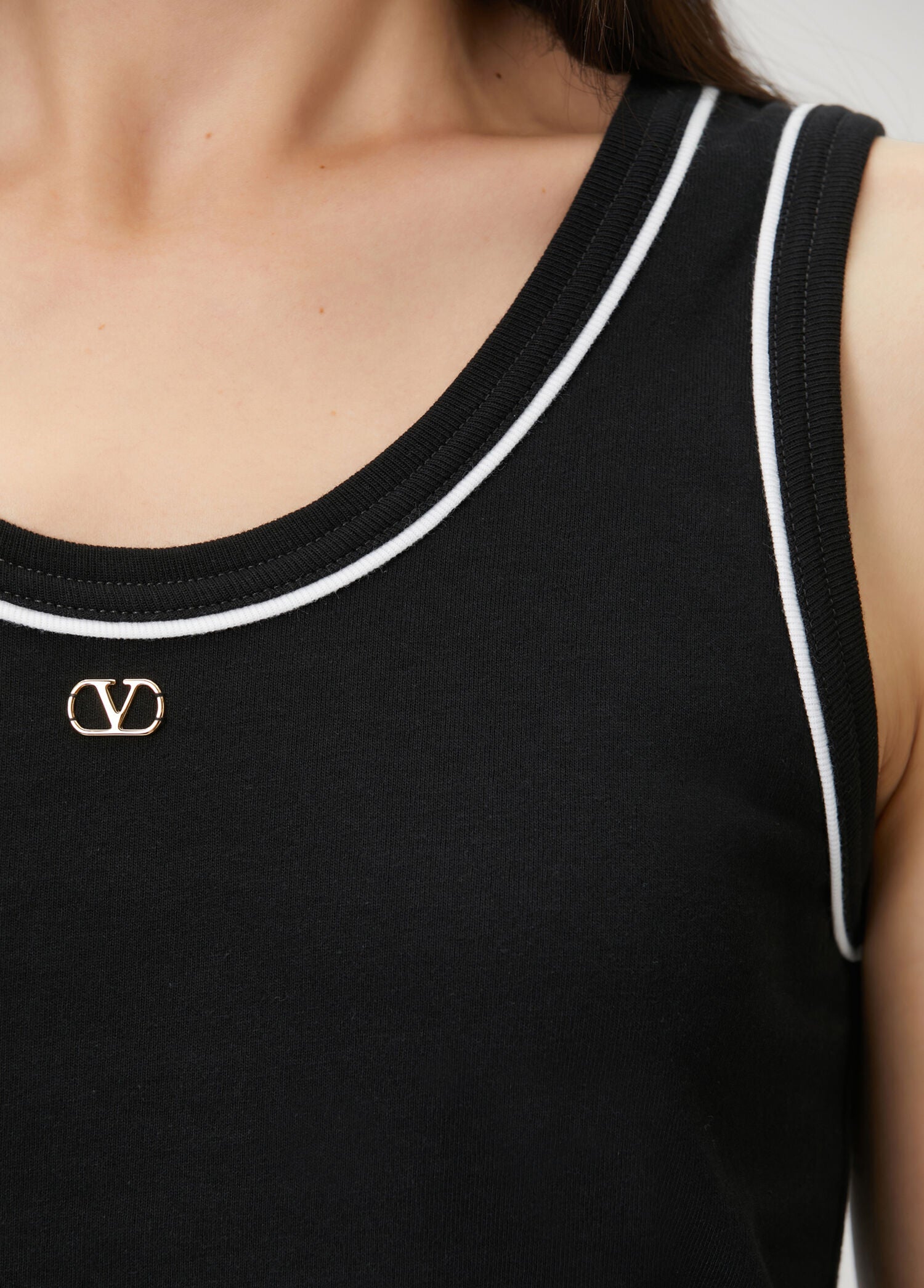 VALENTINO GARAVANI JERSEY TOP - BEYMEN