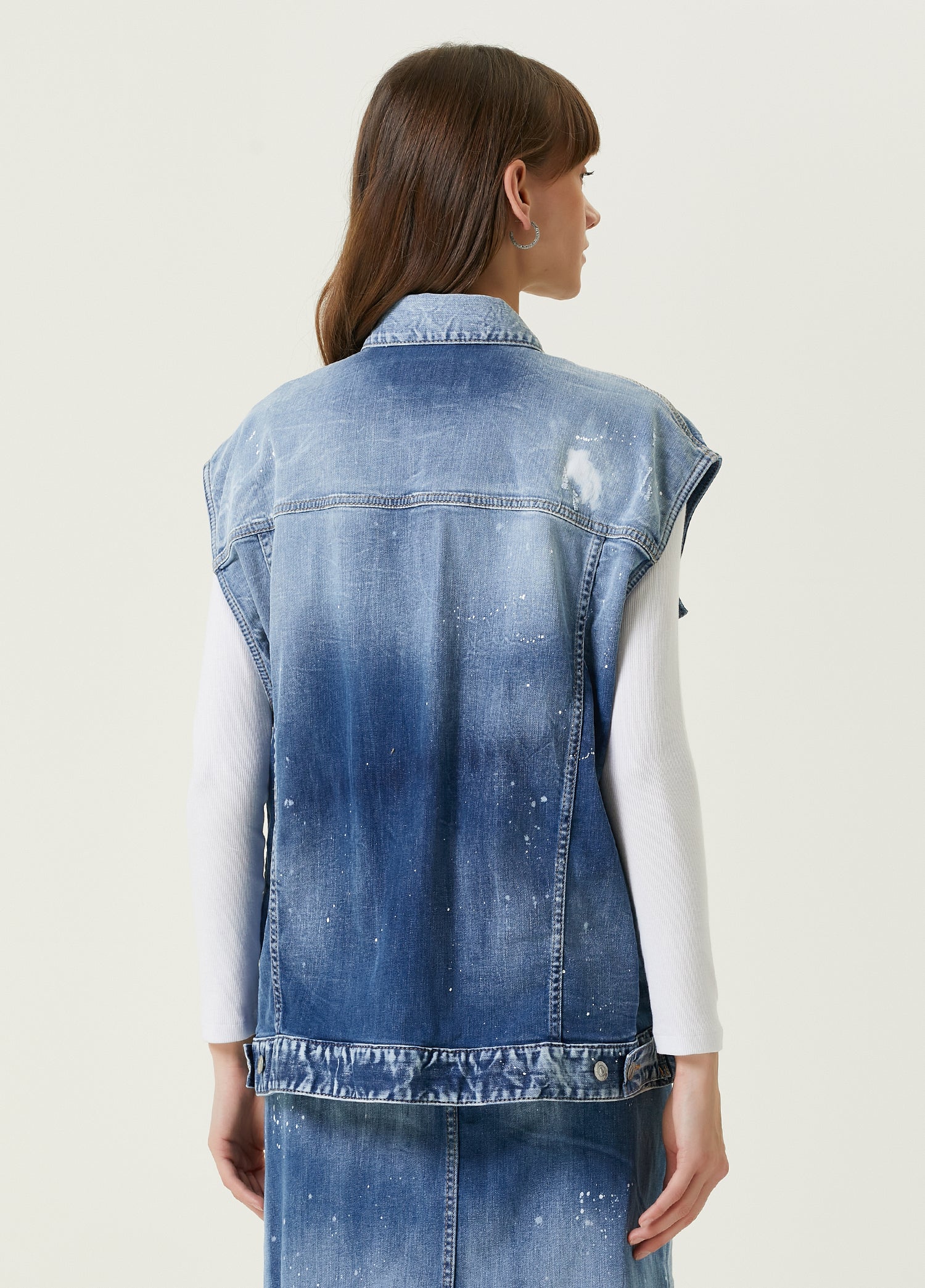 DSQUARED2 OVER JEAN VEST - BEYMEN