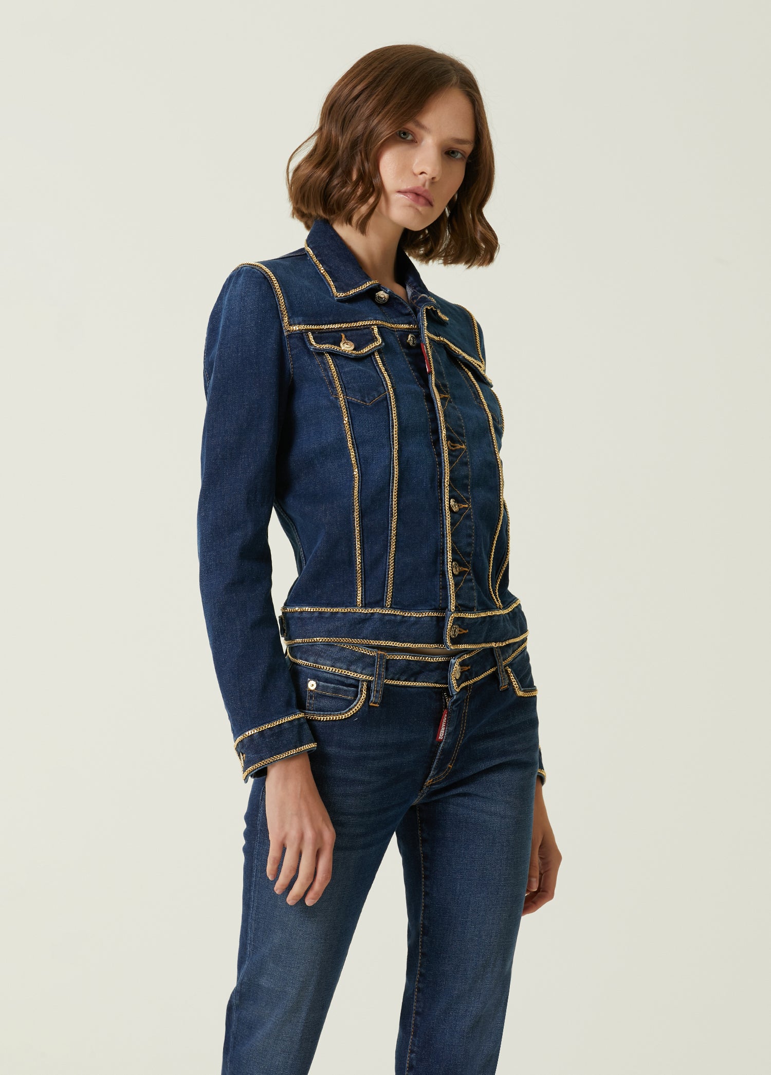 DSQUARED2 LIGHT STUD LINE JKT - BEYMEN